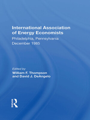 cover image of World Energy Markets